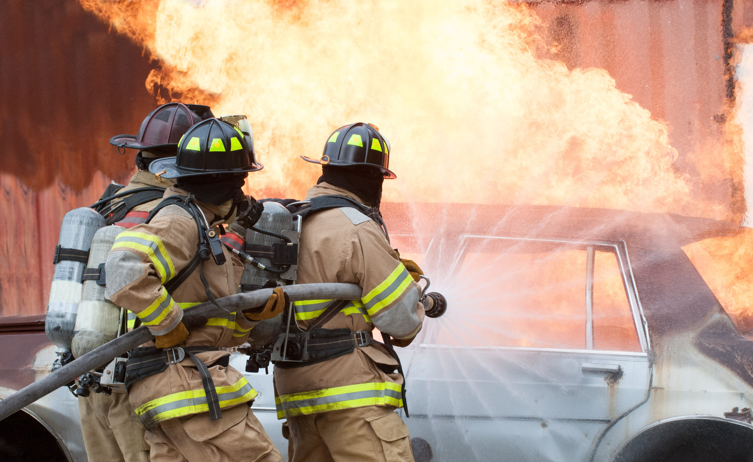 Firefighter Experiencing Heat Stress image