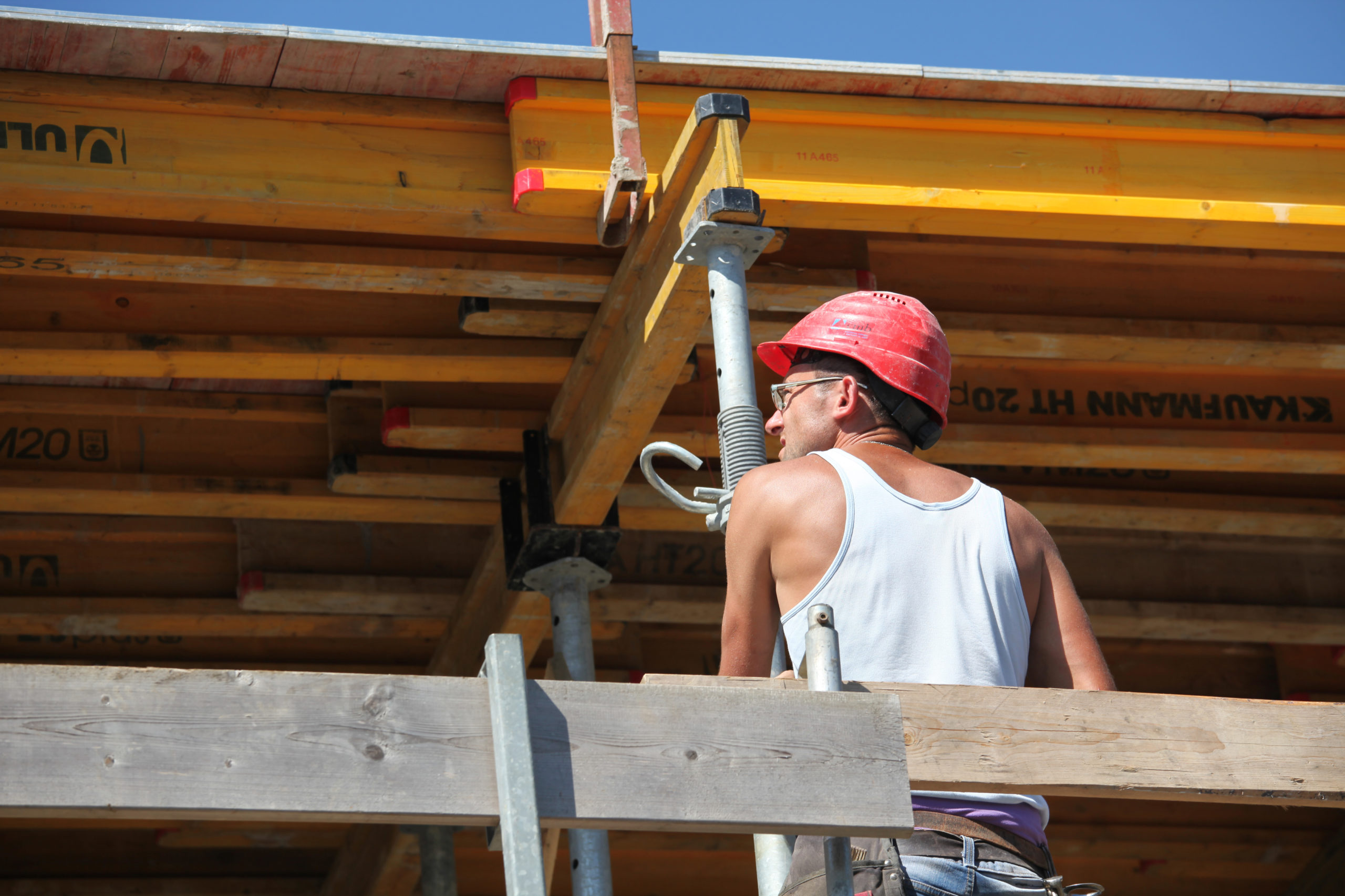 Construction Worker in High Heat image